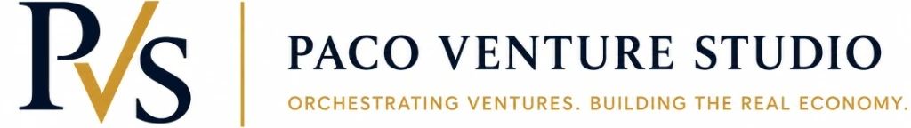 Paco Venture Studio logo lockup